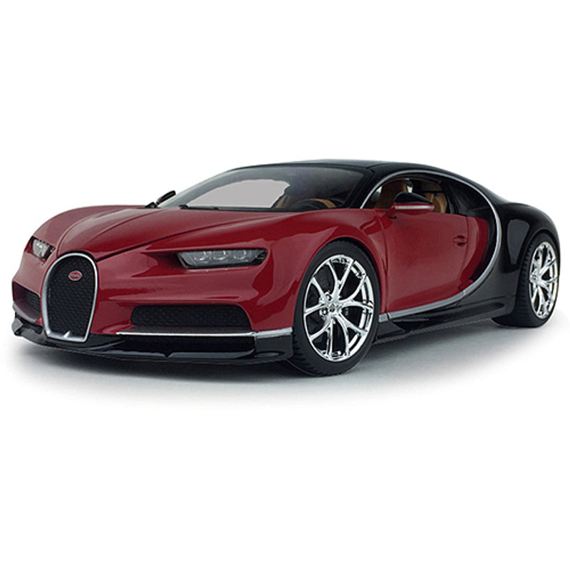 2017 Bugatti Chiron - vermelho - Escala 1:18