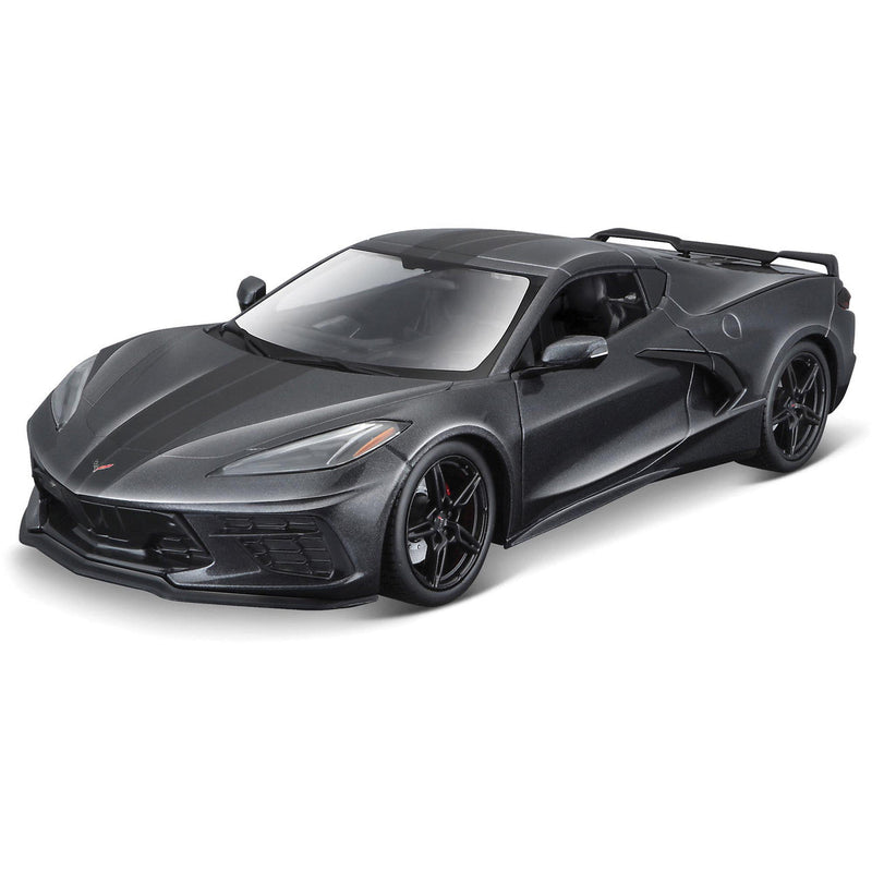 2020 Corvette Stingray C8 - Cinza Metálico Escala 1:18
