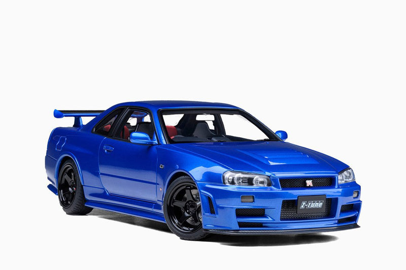 Nissan Nismo R34 GT-R Z-tune Bayside Blue 1:18